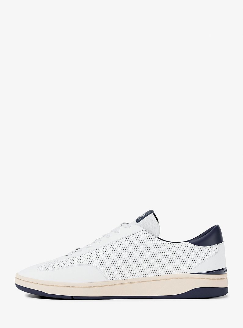 Calzado deportivo Wilton de piel perforada in DRESS BLUES | Michael Kors