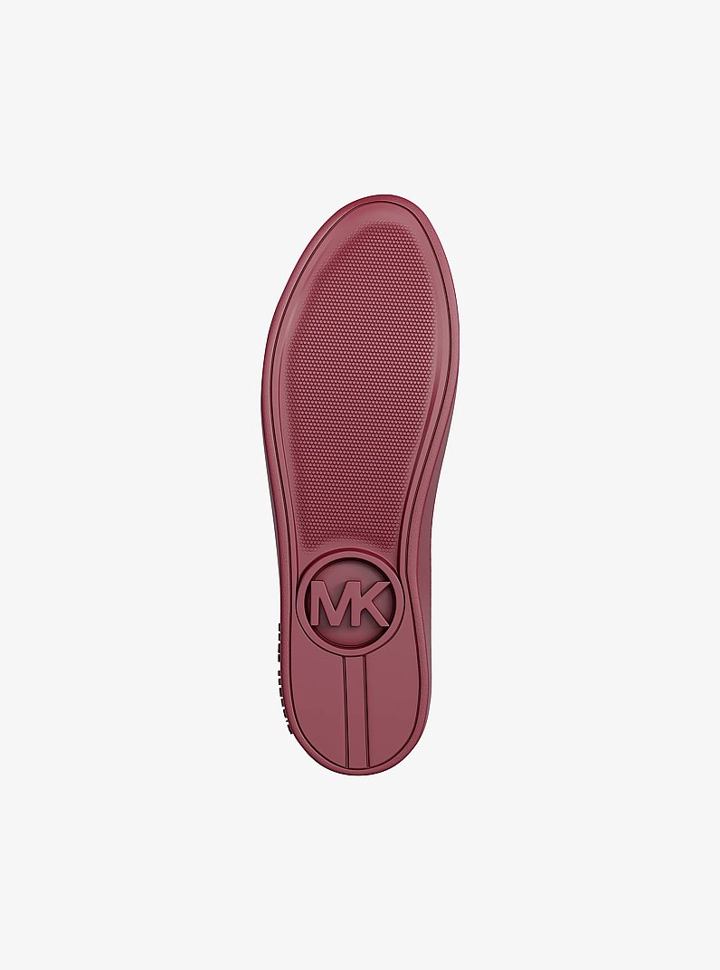 Scotty Logo Jacquard Sneaker in MULBERRY | Michael Kors