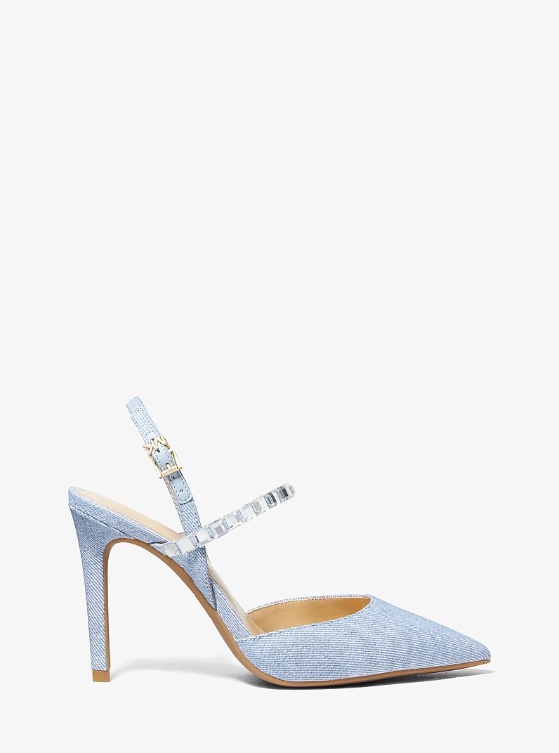 Ava Flex Embellished Denim Pump