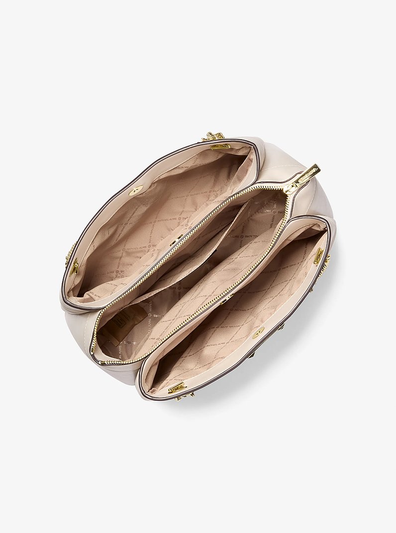 Bolso tote Whitney acolchado mediano in CREMA CLARO | Michael Kors