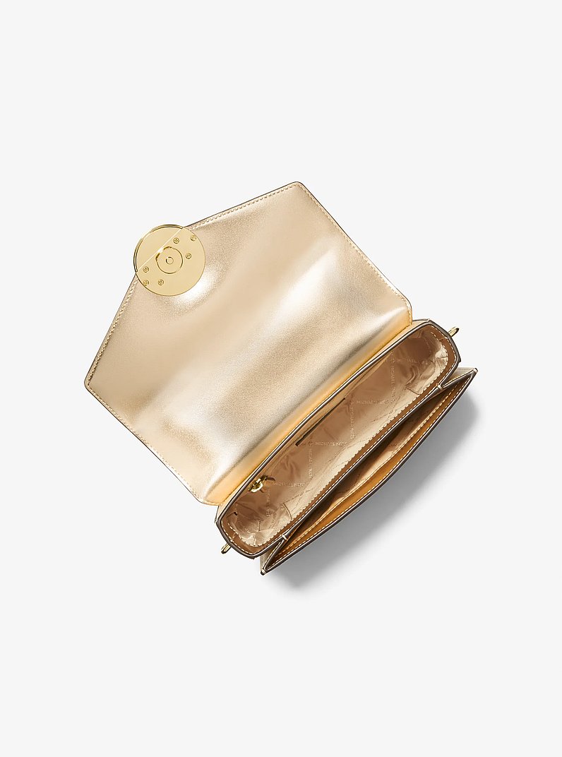 Carmen Medium Metallic Convertible Shoulder Bag