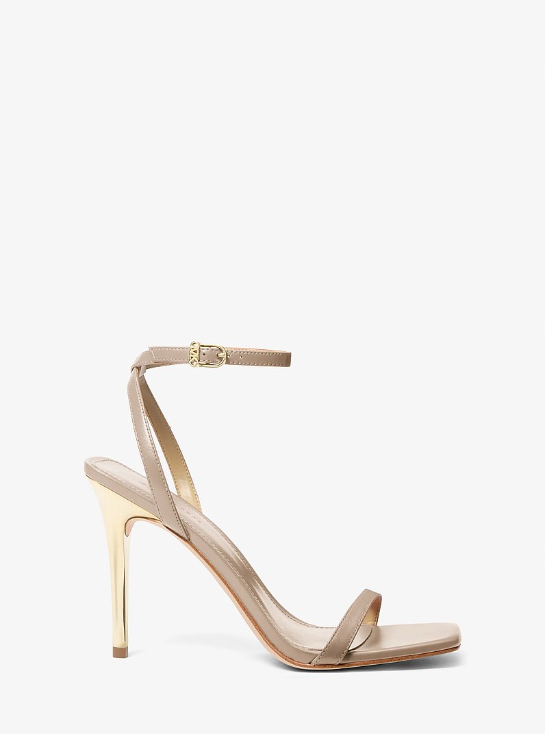 Liana Leather Sandal in BIRCH | Michael Kors