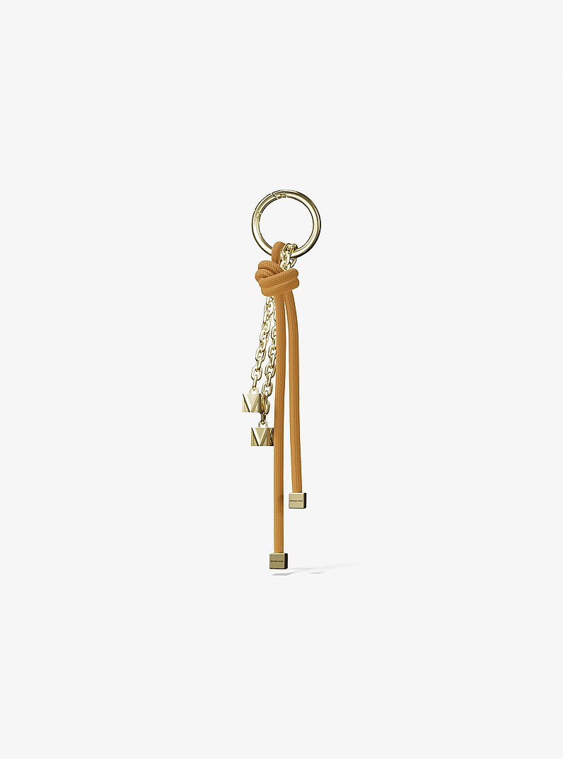 Taschenanh&auml;nger im Goldton mit B&auml;ndern in [3469] | Michael Kors