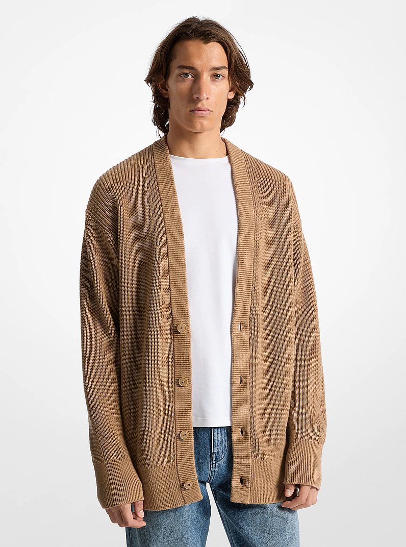Cardigan oversize in cotone in CAFF&Egrave; | Michael Kors