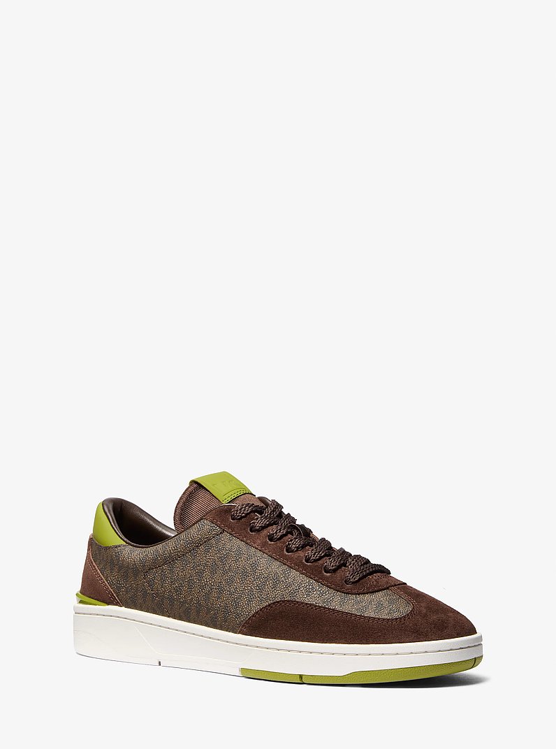 Wilton Signature Logo Sneaker in MEADOW GREEN | Michael Kors