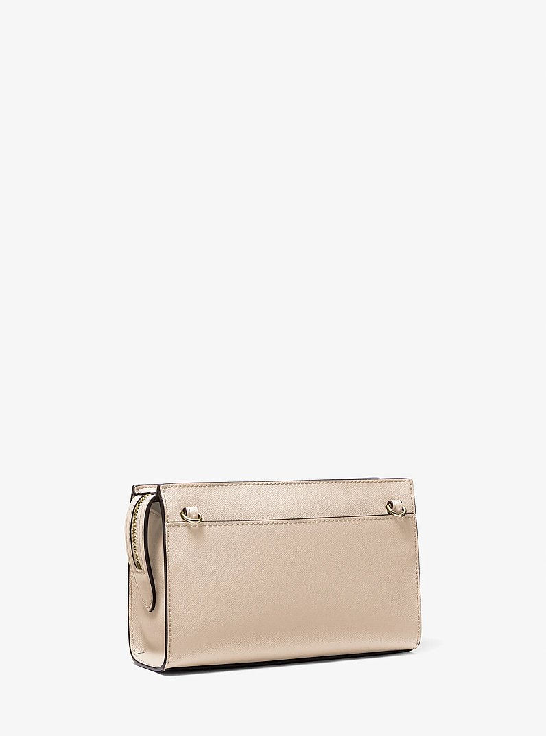 Sheila Small Faux Saffiano Leather Crossbody Bag