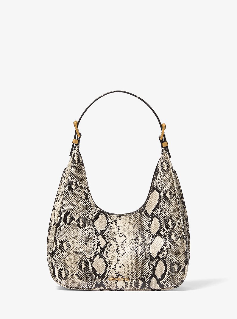 Borsa hobo Nolita piccola in pelle stampa serpente