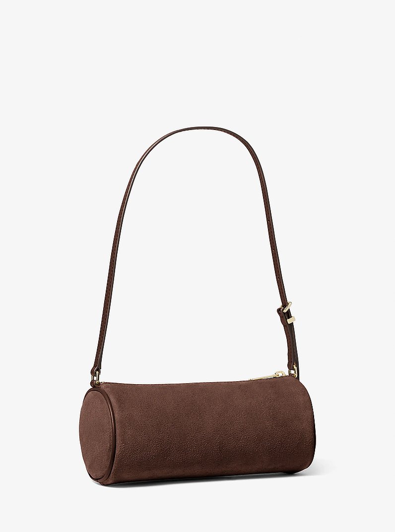 Bolso pochette Ashton peque&ntilde;o de forma cil&iacute;ndrica in NUEZ MOSCADA | Michael Kors