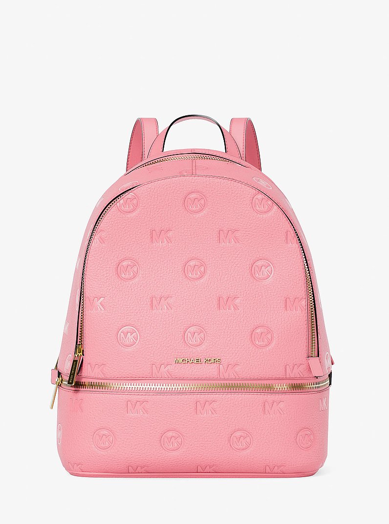 Sac &agrave; dos Rhea de taille moyenne &agrave; logo grav&eacute; in &OElig;ILLET | Michael Kors