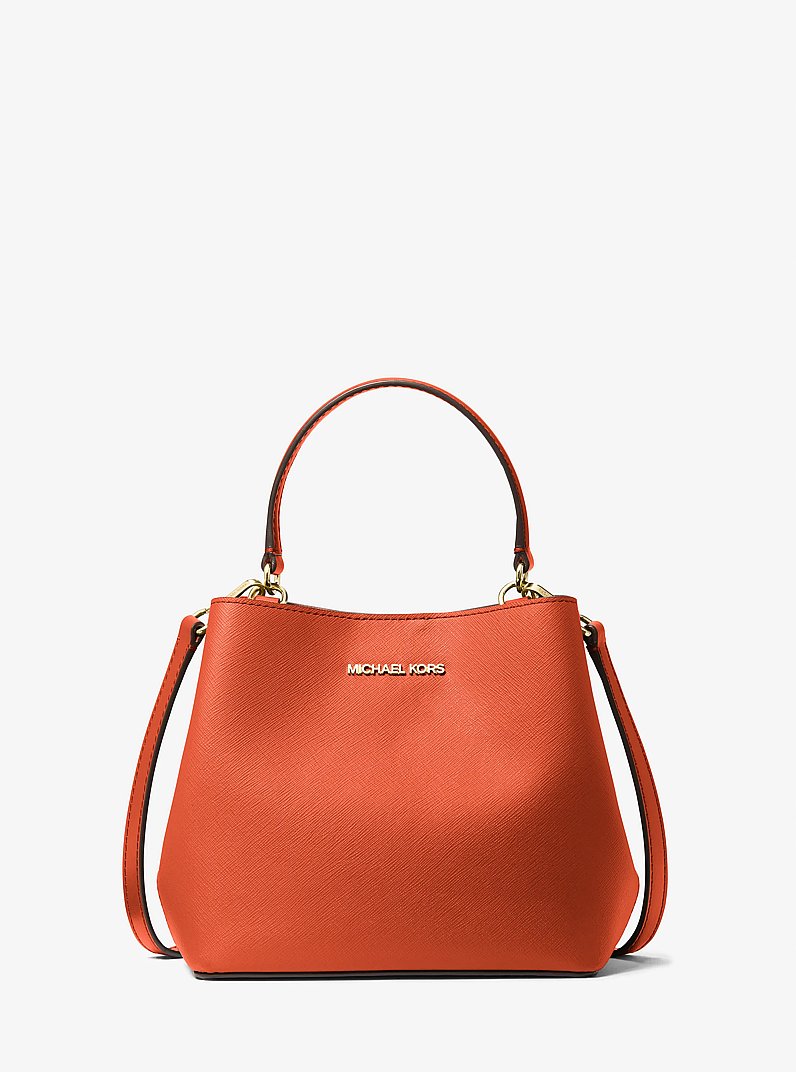 Bolso de hombro Pratt peque&ntilde;o in ROJO ARCILLA | Michael Kors