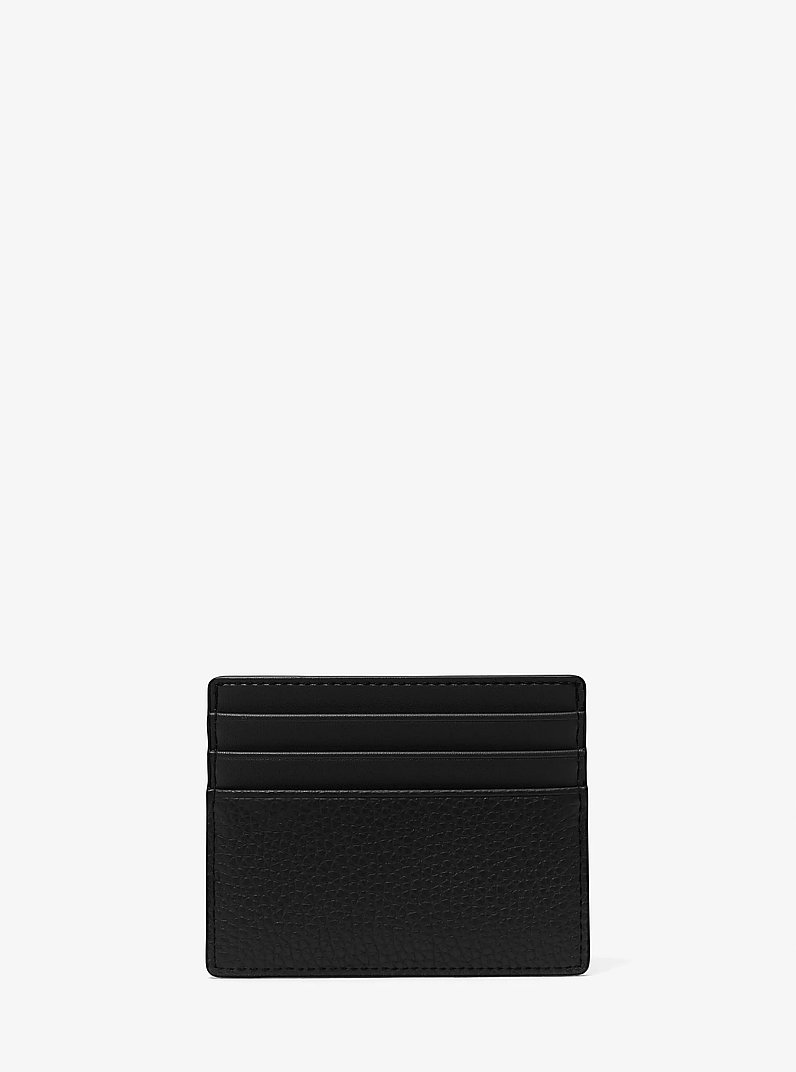Tarjetero Cooper grande de piel granulada in NEGRO | Michael Kors