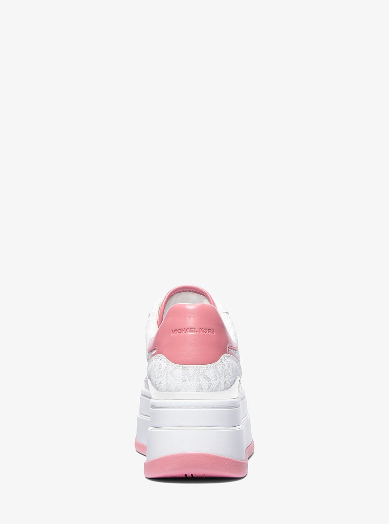 Hayes Signature Logo Platform Sneaker in ROSE | Michael Kors