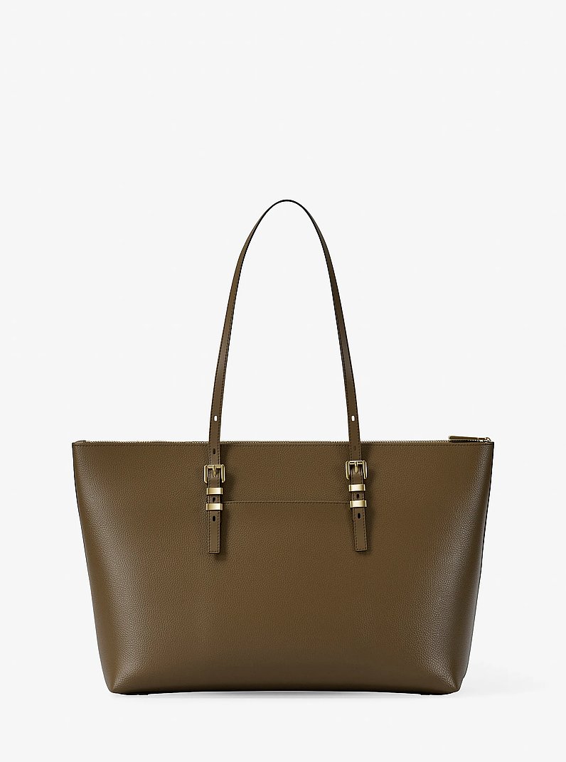 Shopper Quinn Large aus gekrispeltem Leder in LODEN | Michael Kors