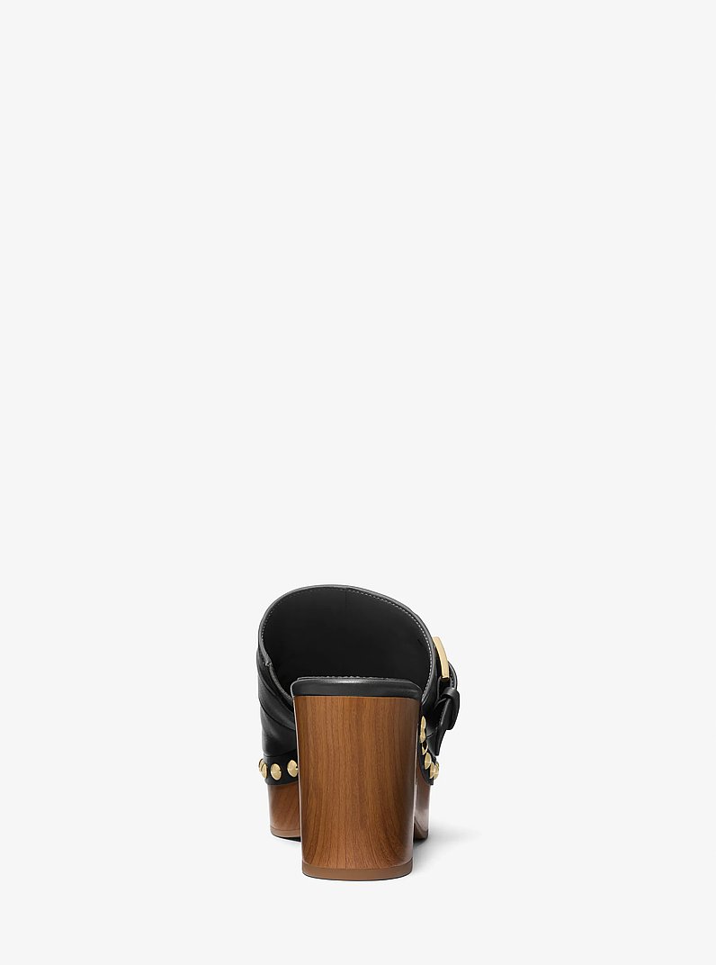 Rye Studded Leather Platform Clog