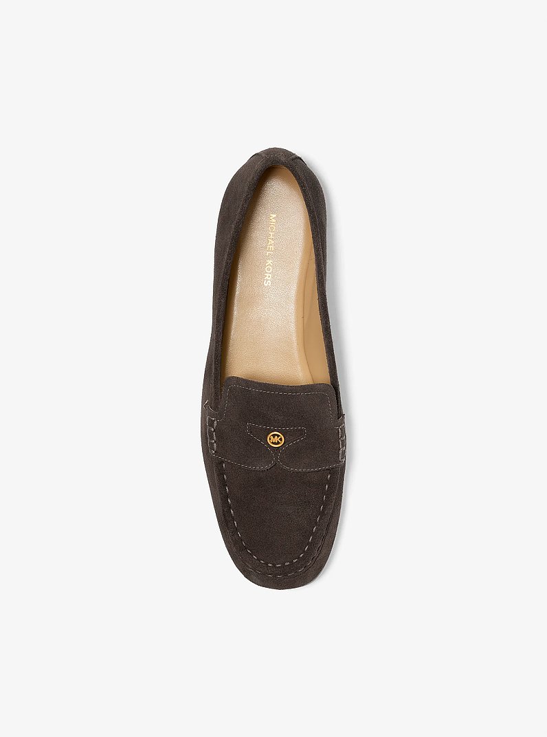Jennings Suede Loafer in CHOCOLATE | Michael Kors