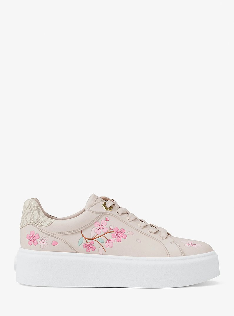 Romey Embellished Platform Sneaker in LT CRM MULTI | Michael Kors