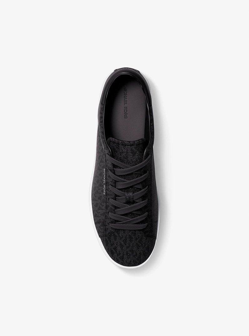 Reign Signature Logo Sneaker in BLACK | Michael Kors