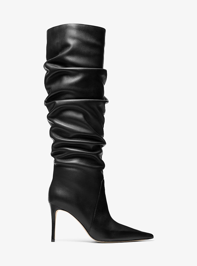 Stivale Dawn in pelle in NERO | Michael Kors