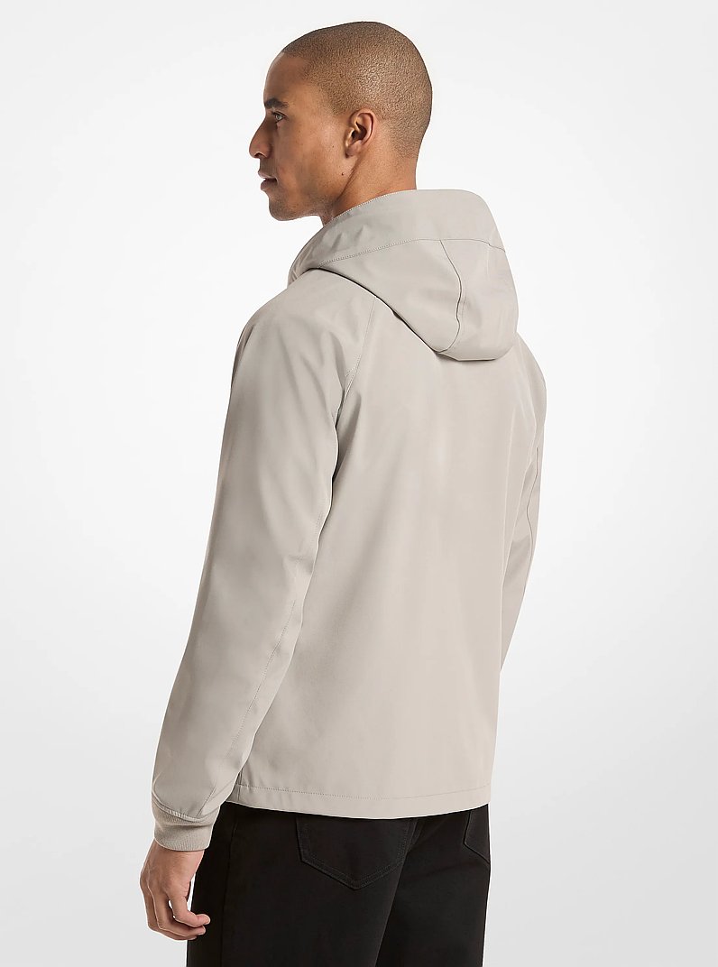 KORS Windbreaker Jacket in PEARL GREY | Michael Kors