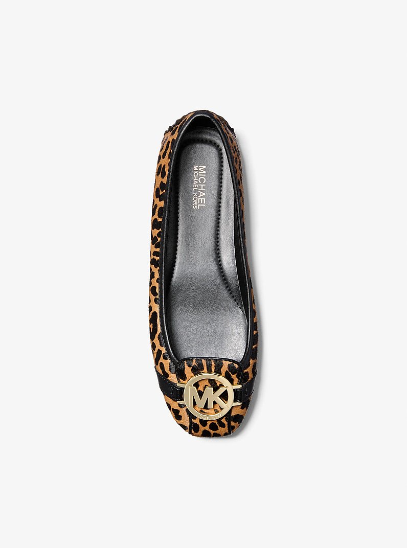 Mocas&iacute;n Fulton de pelo de becerro con estampado de leopardo in CIERVO MULTICOLOR | Michael Kors