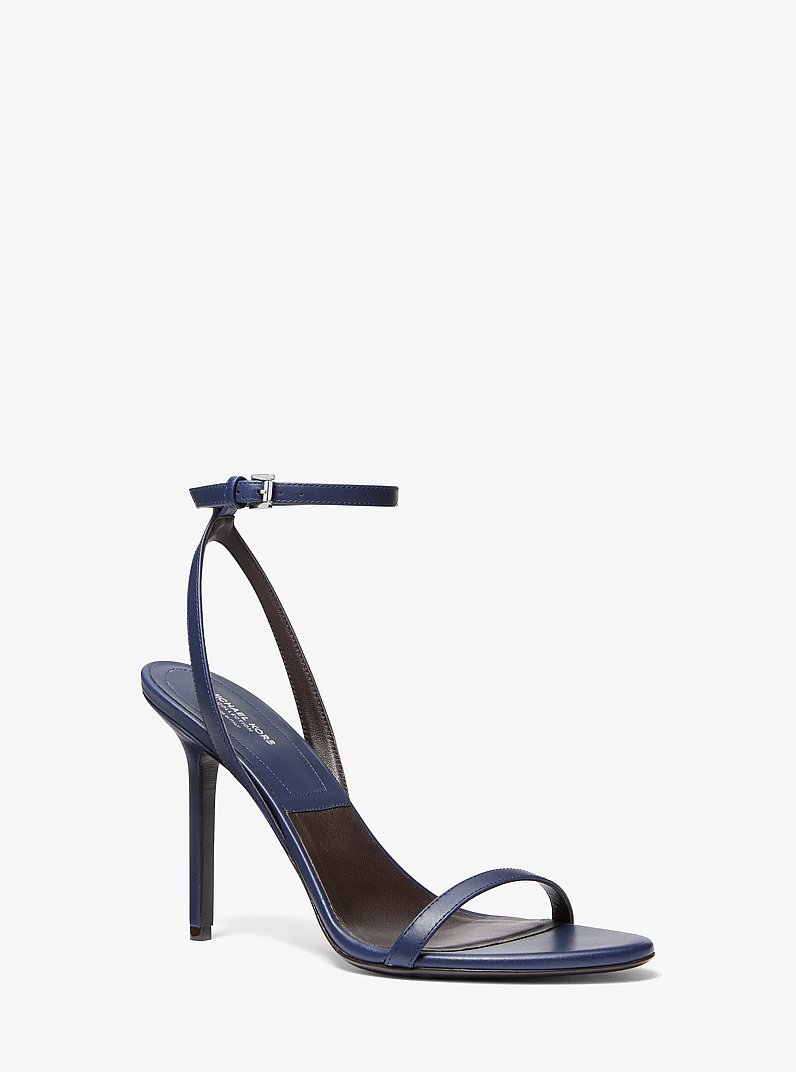 Gwyneth Leather Sandal in MARITIME | Michael Kors
