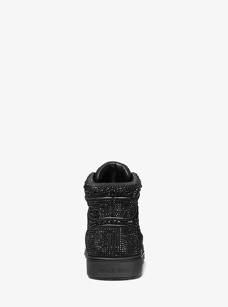 Espadrille montante Barett d&eacute;cor&eacute;e en n&eacute;opr&egrave;ne