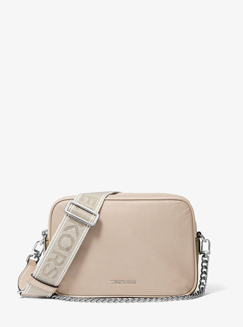 Bryant Medium Nylon Crossbody Bag in LIGHT SAND | Michael Kors