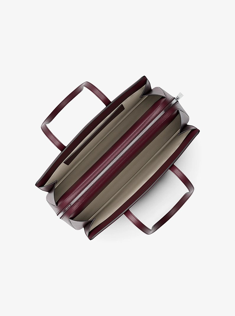 Laila Medium Pebbled Leather Tote Bag