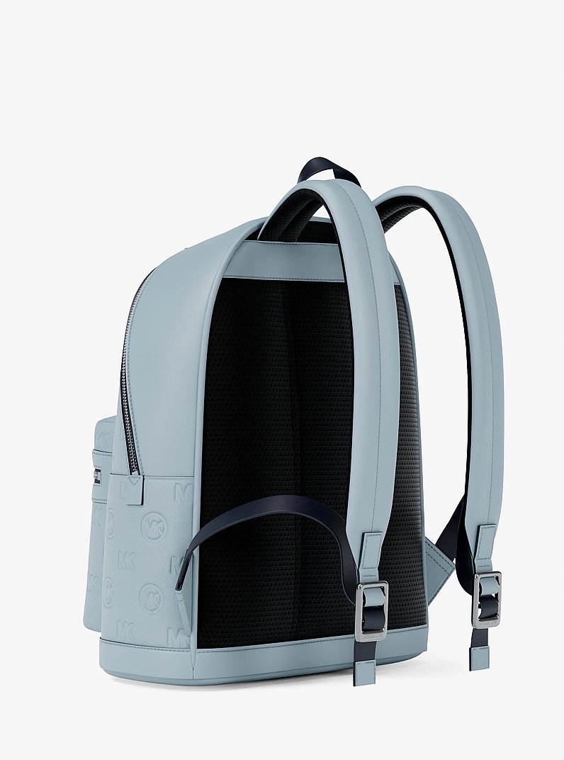 Sac &agrave; dos Cooper arrondi de taille moyenne &agrave; logo grav&eacute; in OC&Eacute;AN P&Acirc;LE | Michael Kors