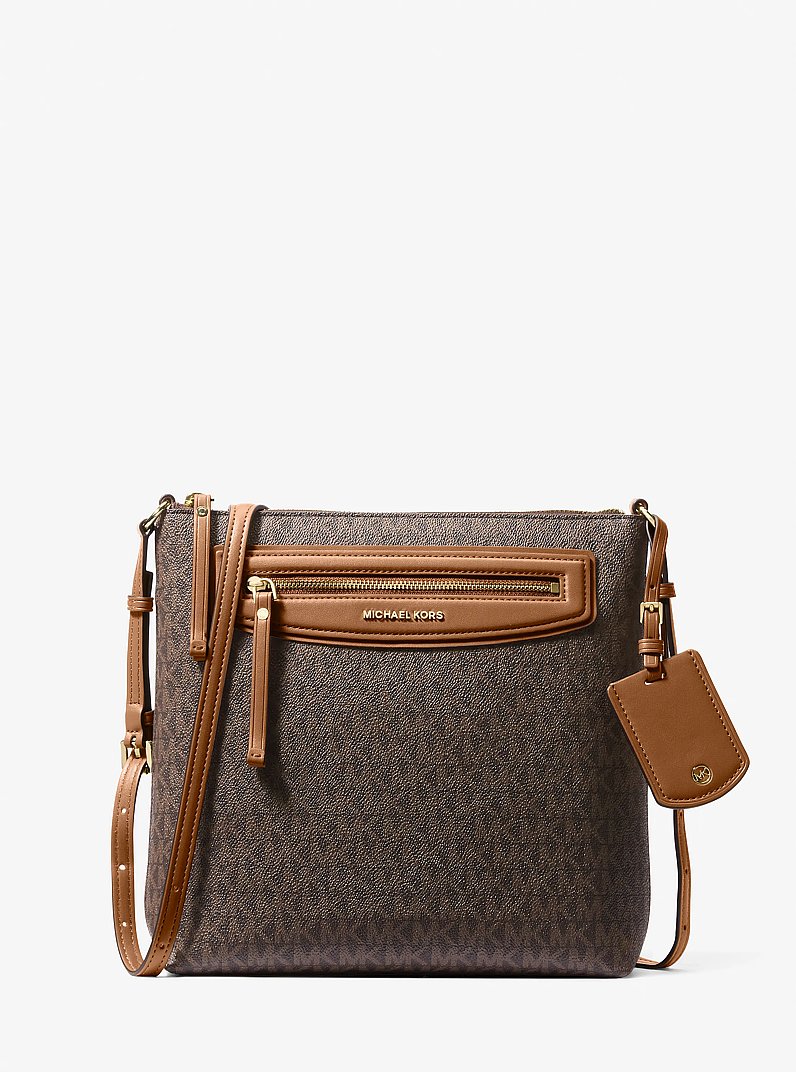 Jet Set Travel Large Crossbody in BRN/ACORN | Michael Kors