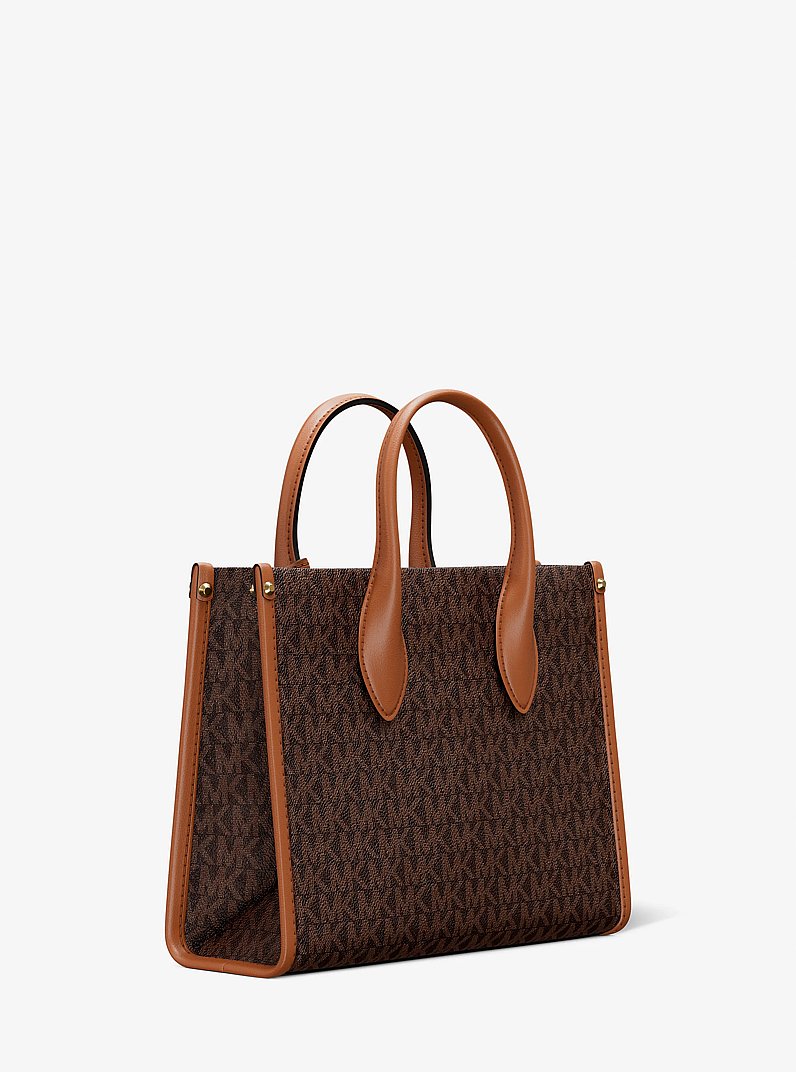 Bolso cruzado Mirella peque&ntilde;o con logotipo de la marca in MARR&Oacute;N | Michael Kors