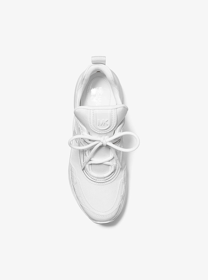 Zapatilla Olympia de materiales mixtos in BLANCO INTENSO | Michael Kors