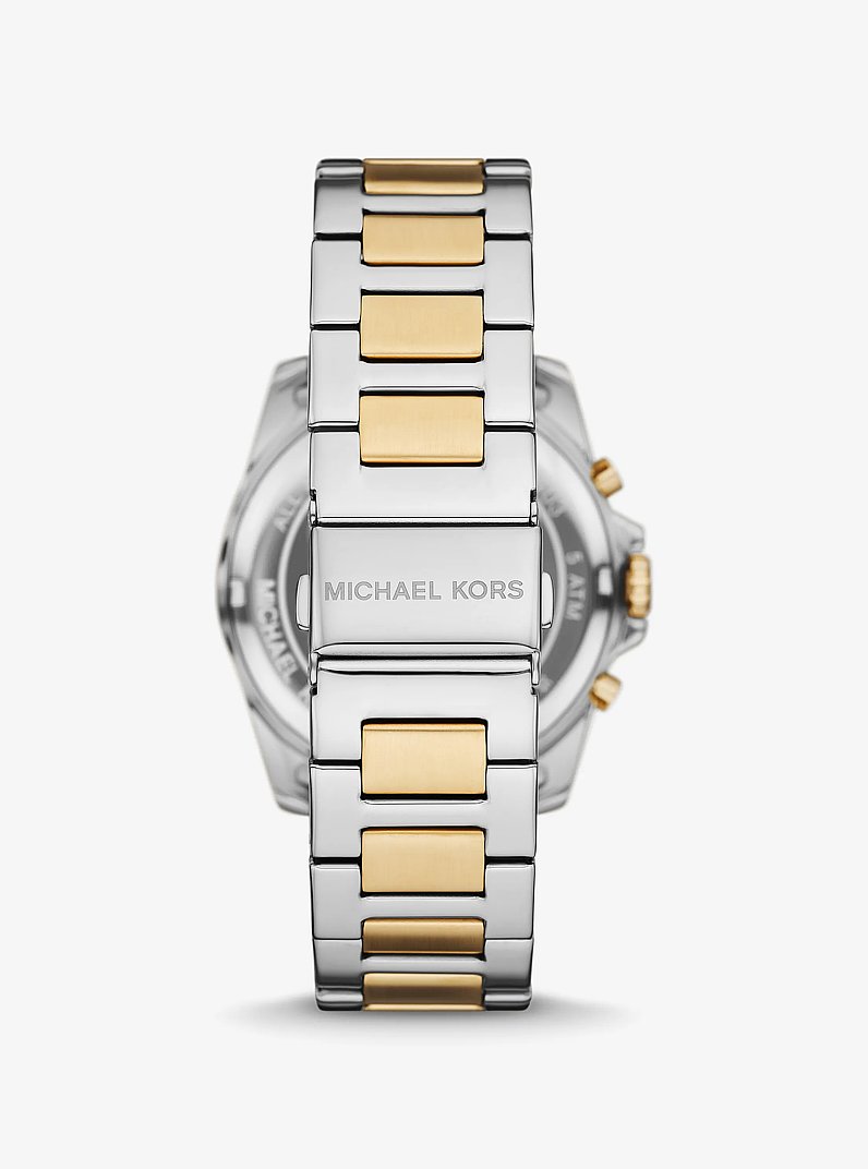Oversized Alek Two-Tone Watch