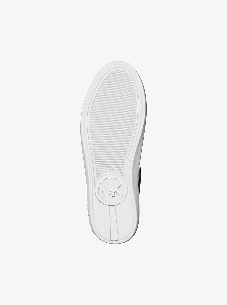 Starr Mixed-Media Sneaker in CHOCOLATE | Michael Kors