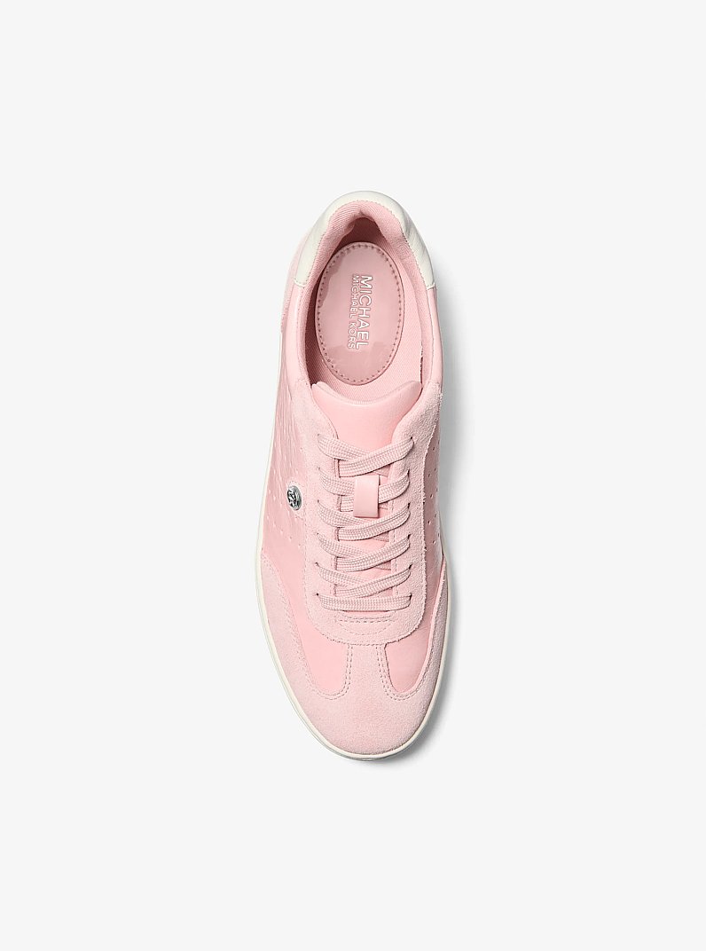 Scotty Leather Sneaker in SMOKEY ROSE | Michael Kors