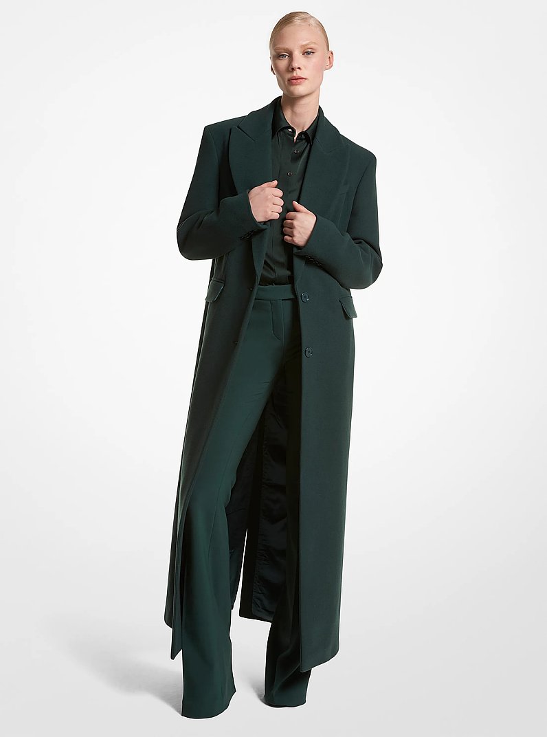 Manteau en laine melton