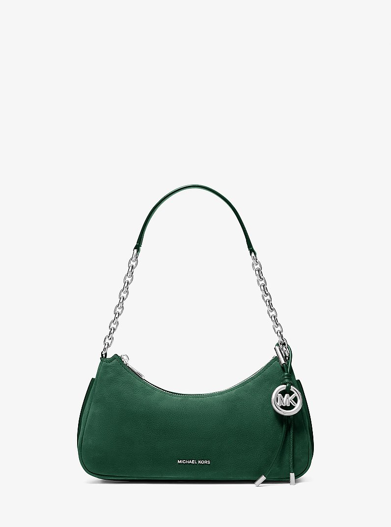 Bolso pochette Nolita mediano de piel nobuck con cadena in MUSGO | Michael Kors