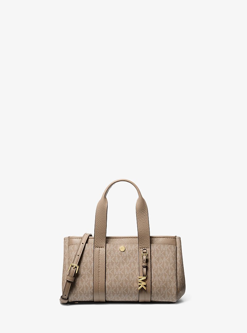 Romee Extra-Small Signature Logo Crossbody Bag in BIRCH | Michael Kors