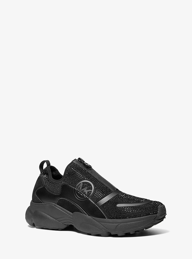 Sneaker Sami aus Neopren mit Rei&szlig;verschluss und Verzierung