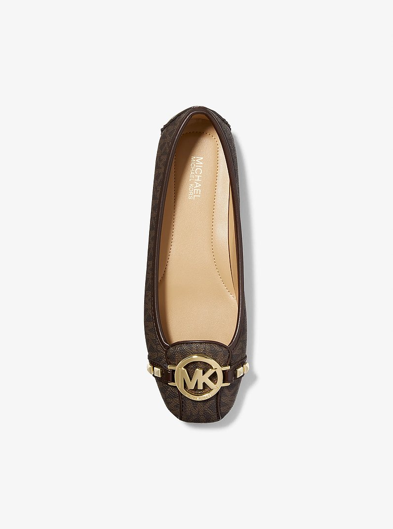 Fulton Studded Logo Moccasin in BROWN | Michael Kors