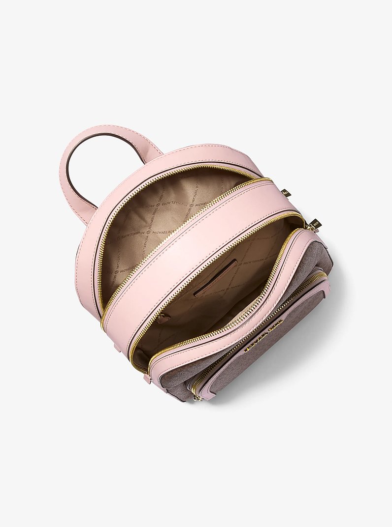 Jaycee Medium Logo Backpack in POWDER BLUSH | Michael Kors
