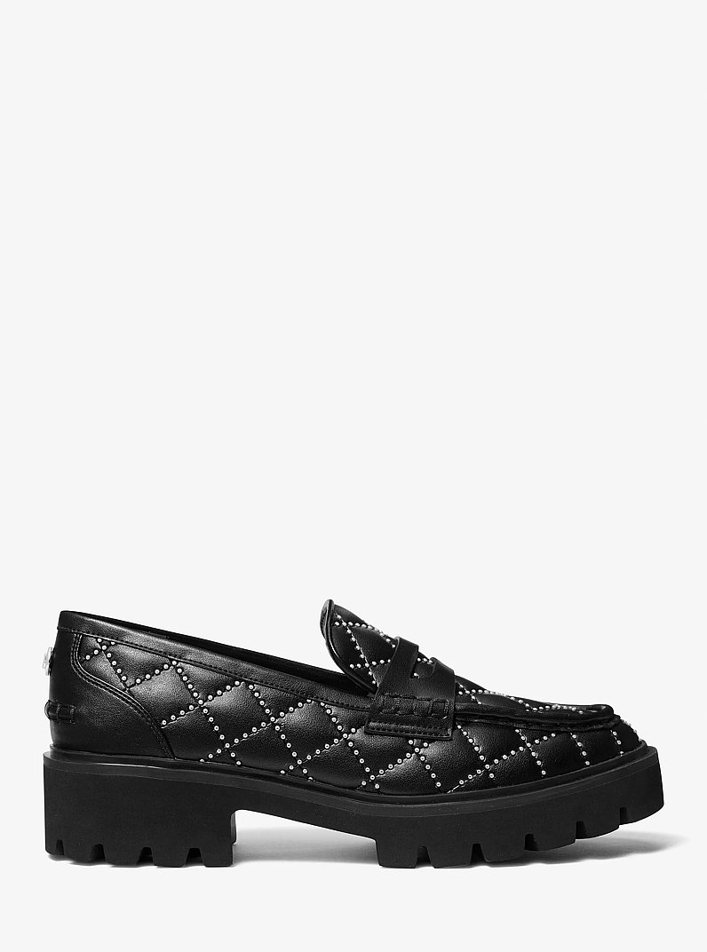 Holland Studded Loafer in BLACK | Michael Kors