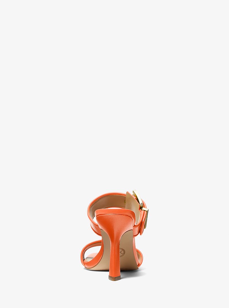 Sandale Colby en cuir in ORANGE OPTIQUE | Michael Kors