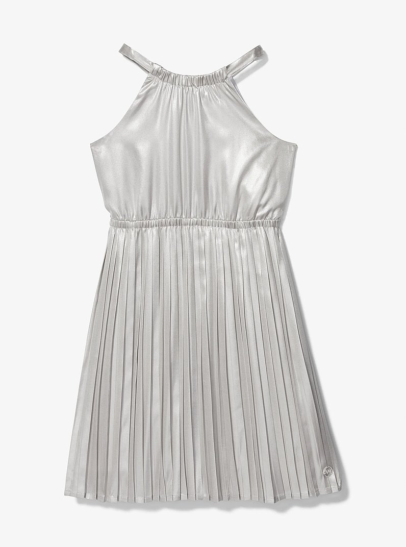 Lam&eacute; Pleated Dress