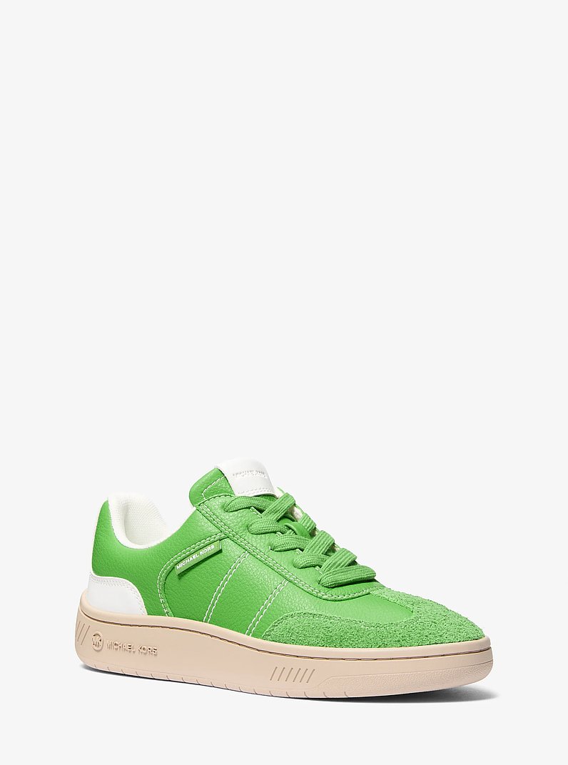 NEW ERA マイケルコース Kai Mixed-Media Sneaker in JUNGLE - Sale | Michael Kors [US]