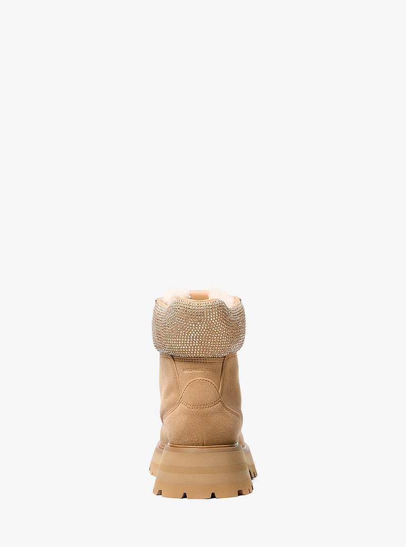 Caro Embellished Hiker Boot in PEANUT | Michael Kors