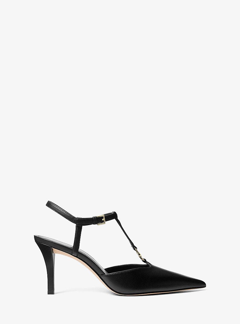 Nalia T-Strap Pump in BLACK | Michael Kors