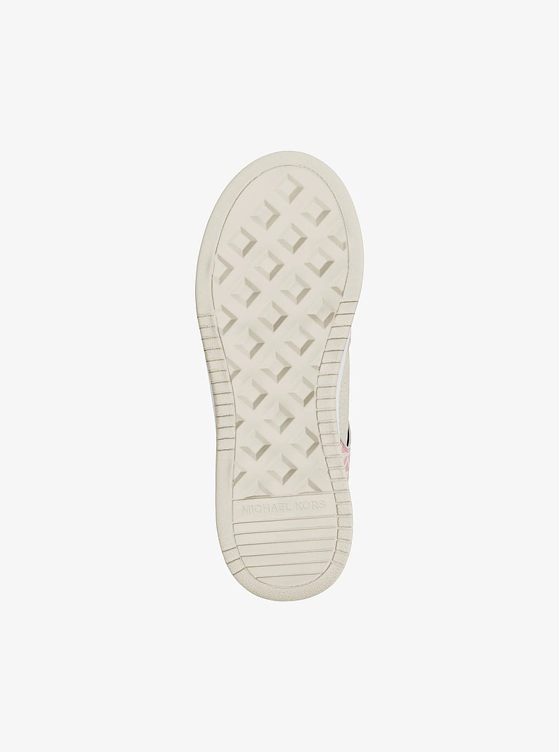 Lexi Mixed-Media Sneaker in POWDER BLUSH | Michael Kors