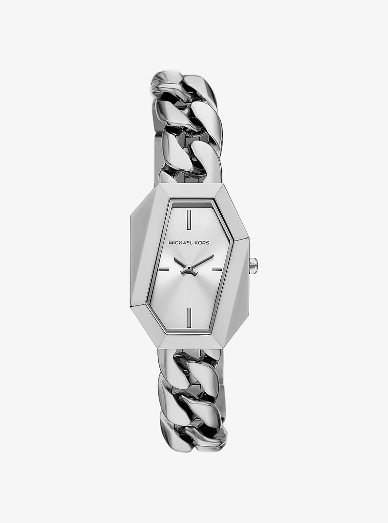 Mini Suri Silver-Tone Watch in SILVER | Michael Kors