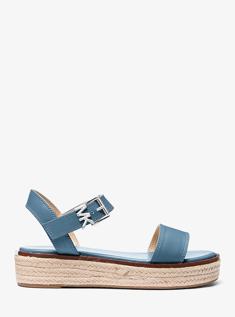 Richie Platform Espadrille Sandal in DENIM | Michael Kors